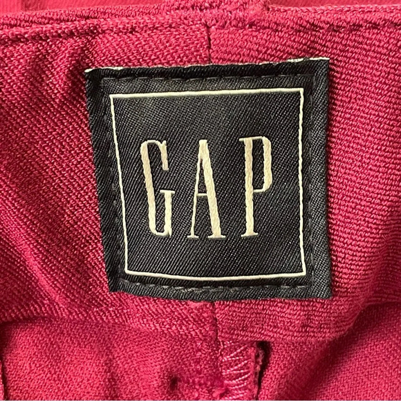 GAP High Rise Slim‎ Ankle Pant Khakis in Purple Mulberry - Picture 4 of 7